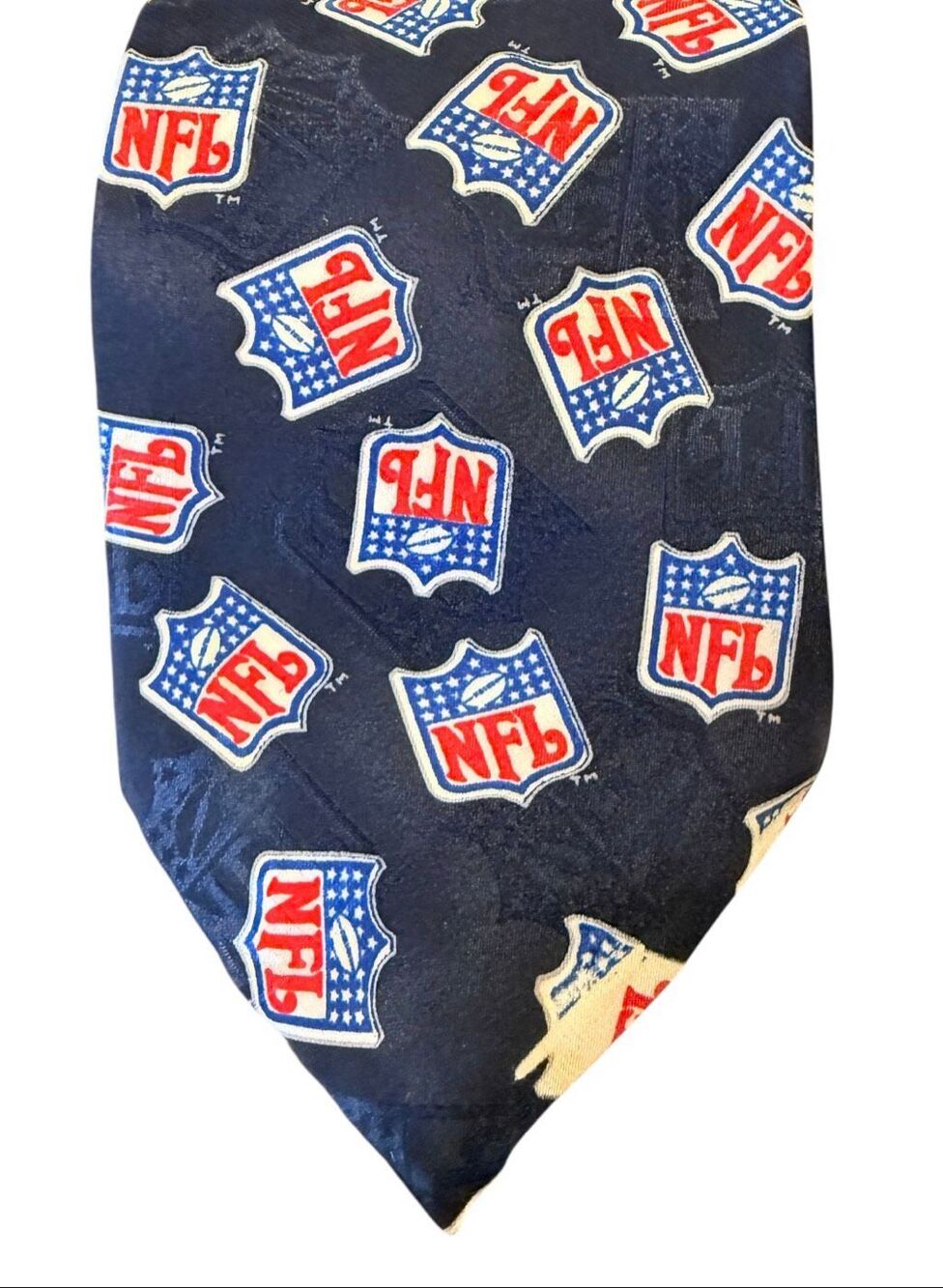 NFL Vintage Tram NFL Logo Necktie Tie Made by n USA National Football League